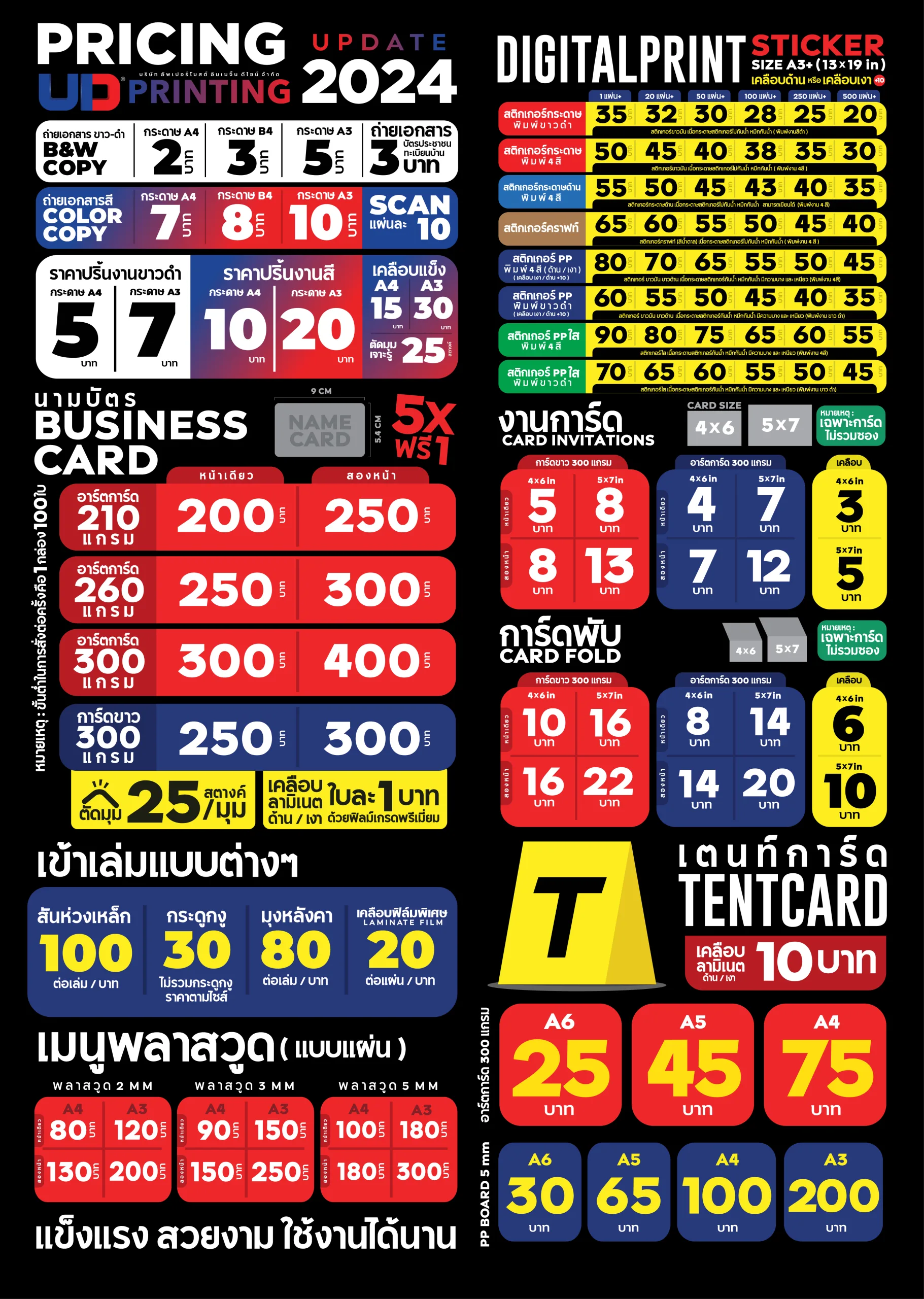 เรทราคาโรงพิมพ์เมืองทองธานี